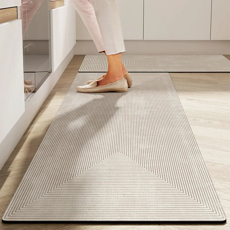Japanese style Kitchen Mat Foot mats Long Area Rugs Crystal Velvet Carpet for Living Room Absorbent Foot Mats Bedroom Doormat Oasis Select E 40x60cm