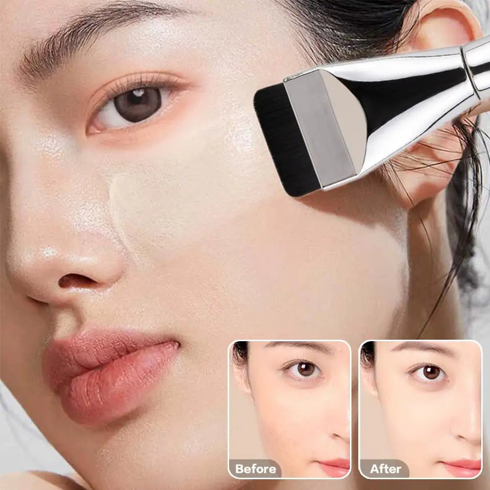 Flat Concealer Brush – Ultra-Thin Blade for Liquid & Powder Flat Concealer Brush Oasis Select