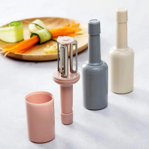 3-in-1 Stainless Steel Vegetable & Fruit Peeler with Grater Vegetable Peeler Oasis Select