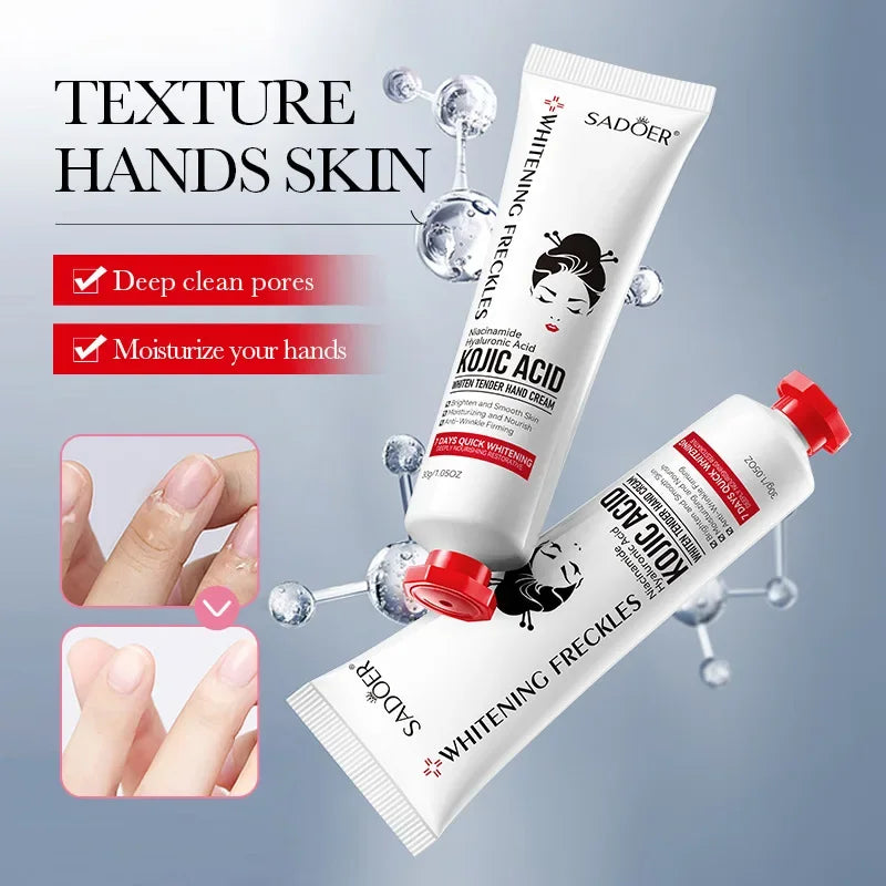 SADOER Kojic Acid Hand Cream – Brightening & Moisturizing Brightening Hand Cream Oasis Select