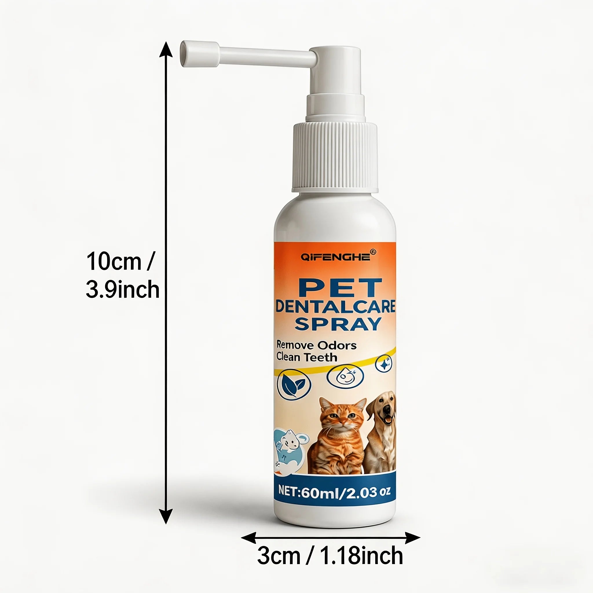 Natural Formula Pet Breath Freshener Spray Dog And Cat Oral Care Mist Daily Oral Hygiene Gentle Non-Irritating Oasis Select