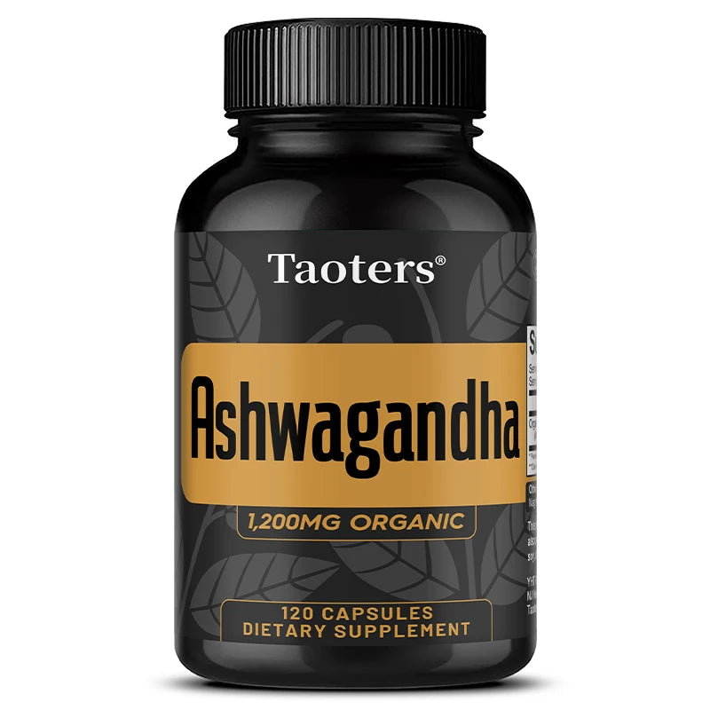 Organic Ashwagandha Capsules – Focus, Energy & Mood | 120ct
