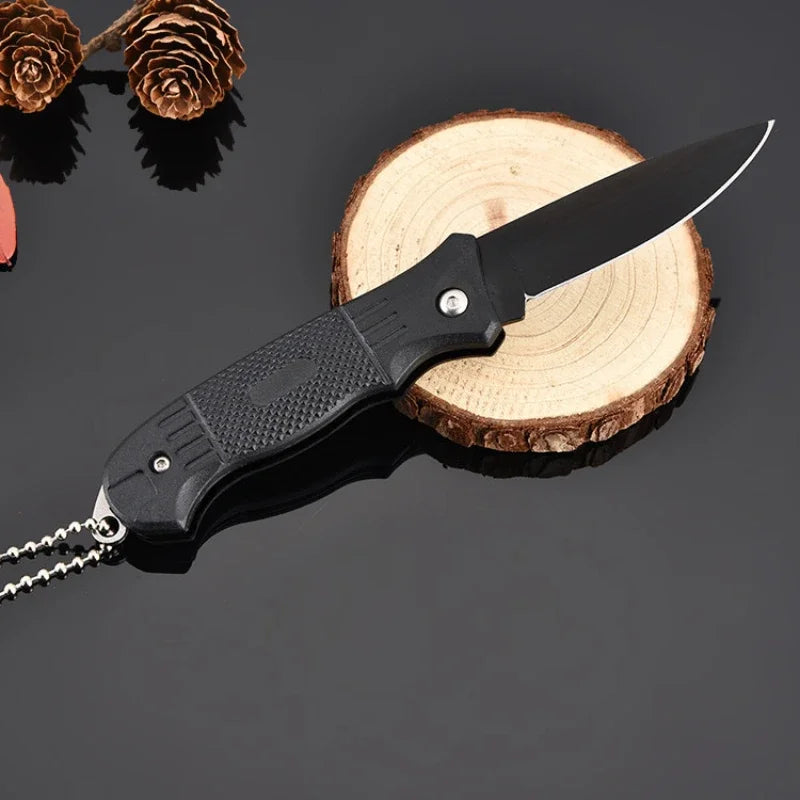 New Outdoor stainless steel small knife camping survival folding knife high hardness portable key knife multifunctional Oasis Select