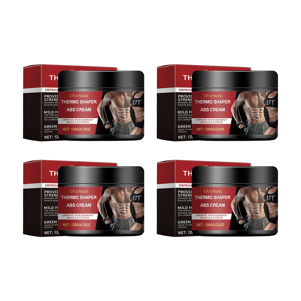 Oceaura Abdominal Tightening Cream Anti Cellulite Moisturizing Lifting Fat Burn Exercise Body Skin Shaping Belly Firming Creams Oasis Select 120g Boxed X 4PCS