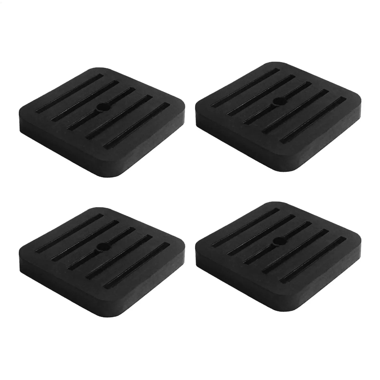 4-Pack Rubber Anti-Vibration Pads for AC & Appliances