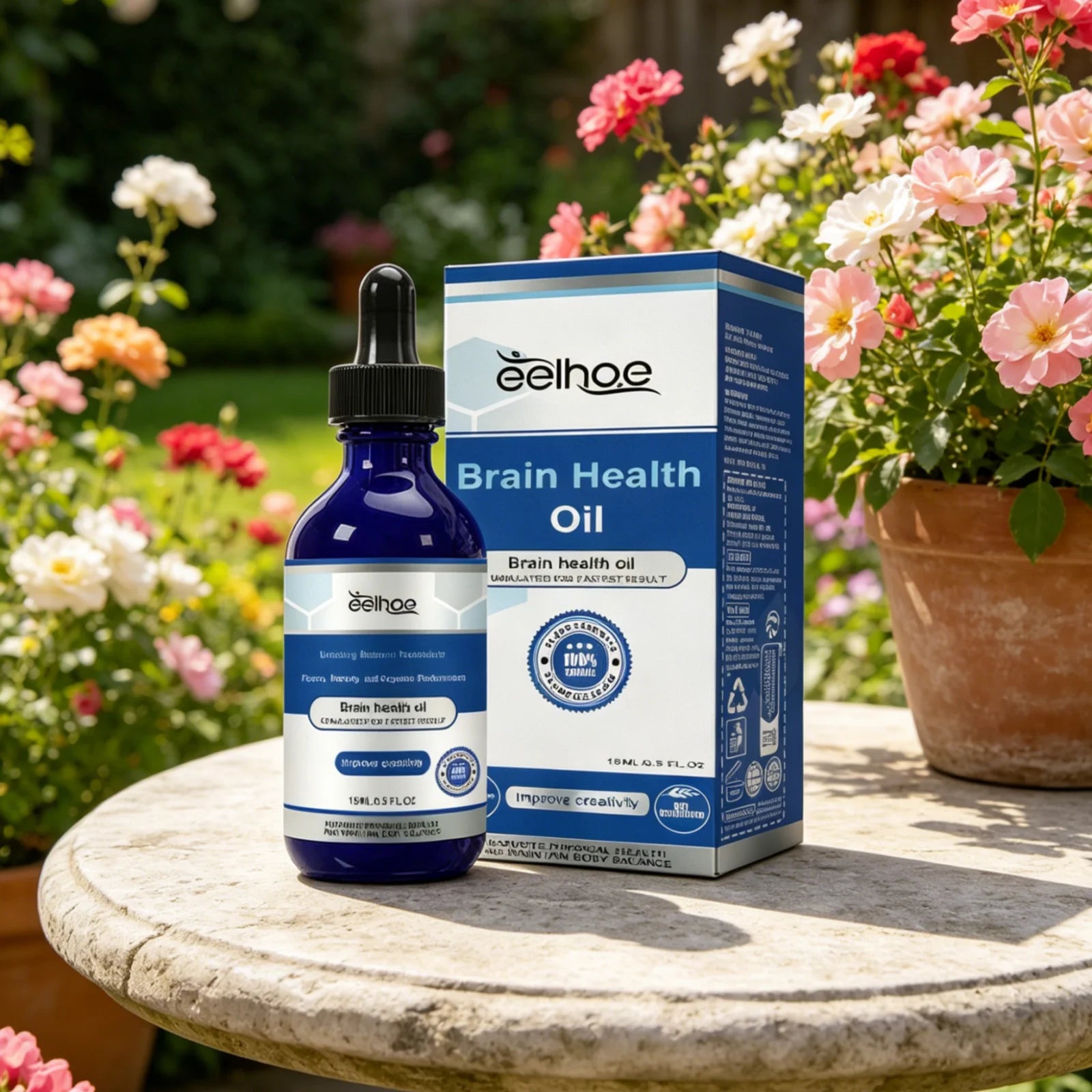 EELHOE Brain Health Oil – Focus & Cognitive Support 15ml Cognitive Essential Oil Oasis Select