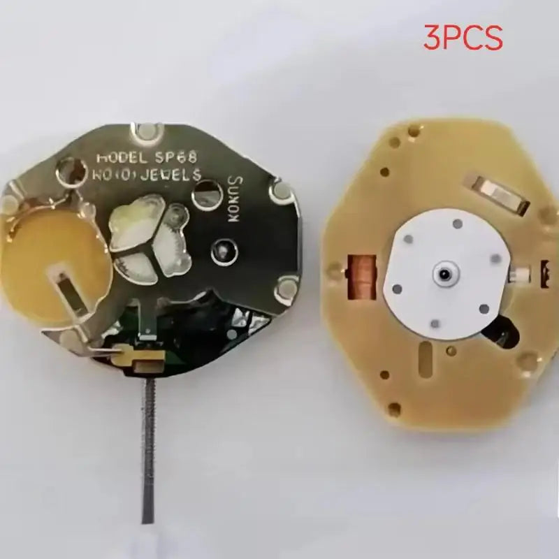 New SP68 Watch Quartz Movement 3 Hand No Date Sweep Second Movement Watch Repair Replacement Parts Oasis Select 3pcs