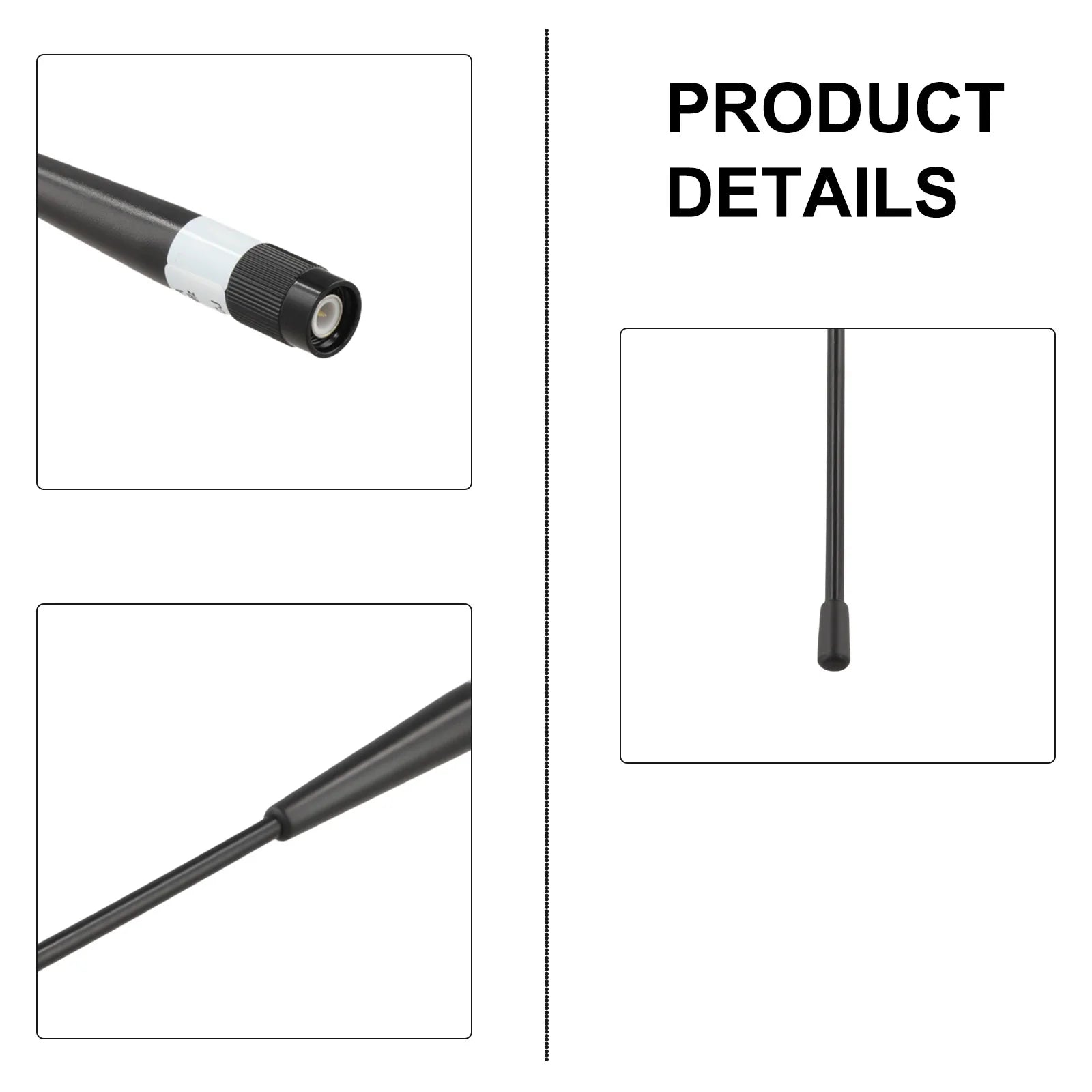 Connector For Radio Devices 4dBi Antenna Black GPS Antenna Applicable For KOLIDA High Reliability PVC Material Oasis Select