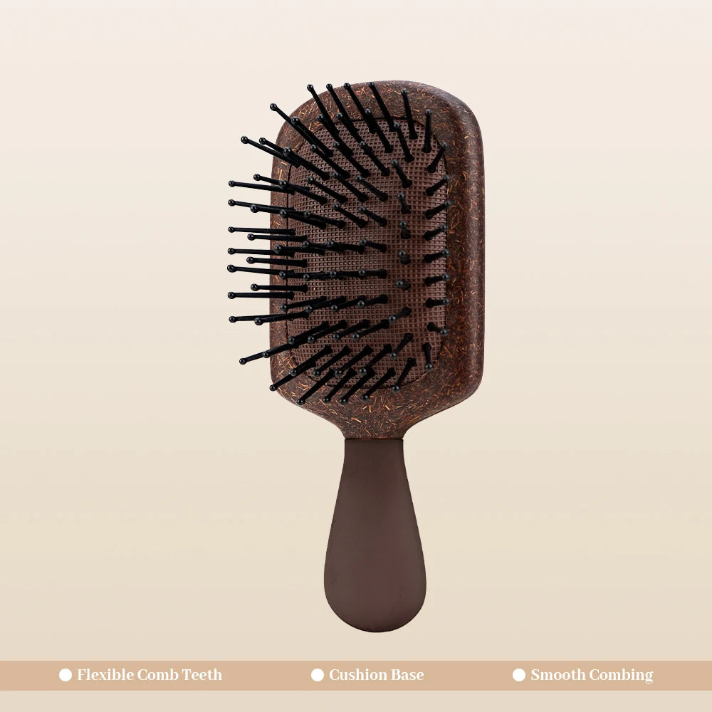 Wood Air Cushion Hair Brush & Scalp Massage Comb | Anti-Static Air Cushion Hair Brush Oasis Select 3121SY