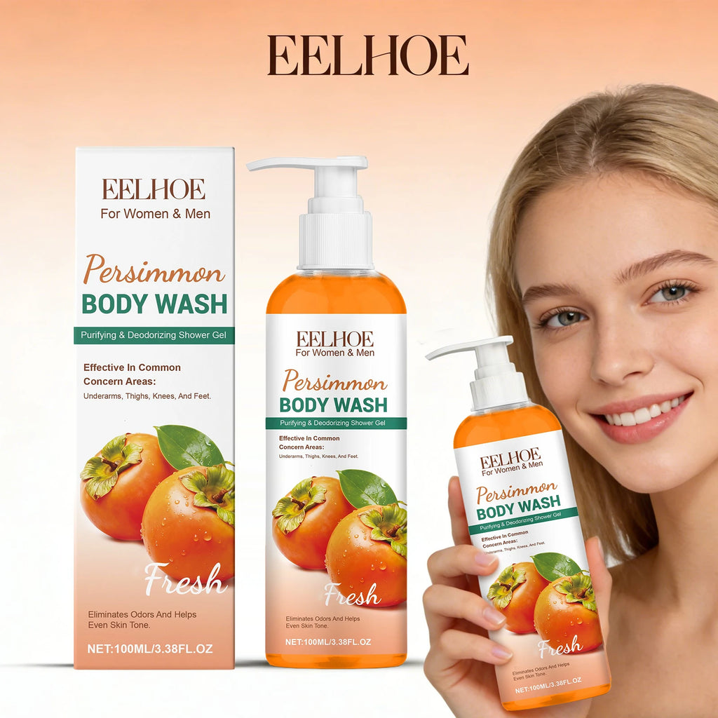 Persimmon Body Wash Eliminating Odor Exfoliating Long Lasting Moisturizing Refreshing Oil Control Smoothing Fragrance Shower Gel Oasis Select
