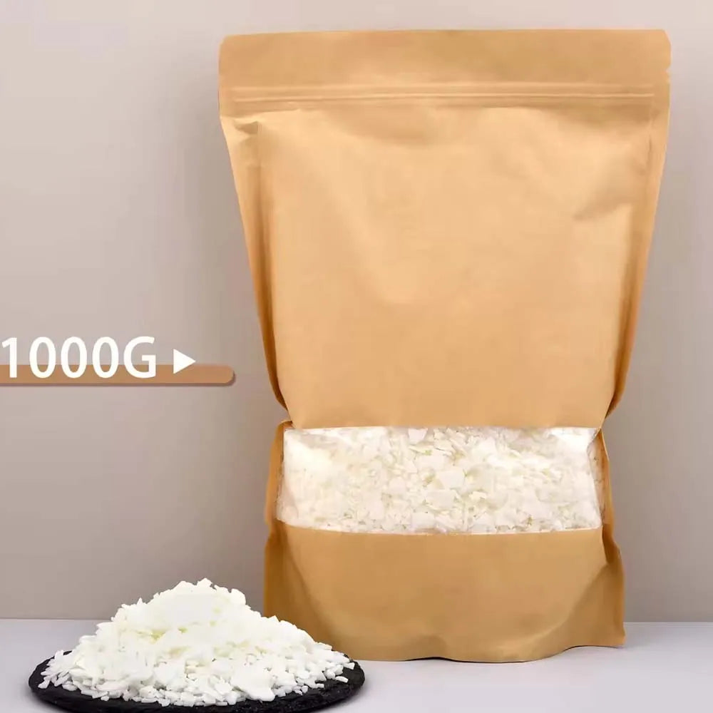 Natural Soy Wax Flakes for DIY Candle Making – 100g to 1kg