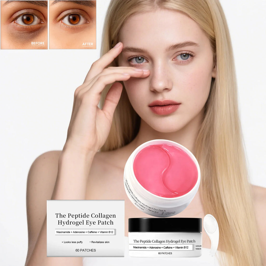 Peptide Collagen Hydrogel Eye Patch Reduce Wrinkles Dark Circles With Copper Peptide Niacinamide Firming Hydrating Gel Eye Pads Oasis Select