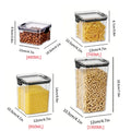 Food storage containers with airtight lids, freezer safe, BPA free plastic meal prep containers and kitchen sets. Oasis Select black 1300ML
