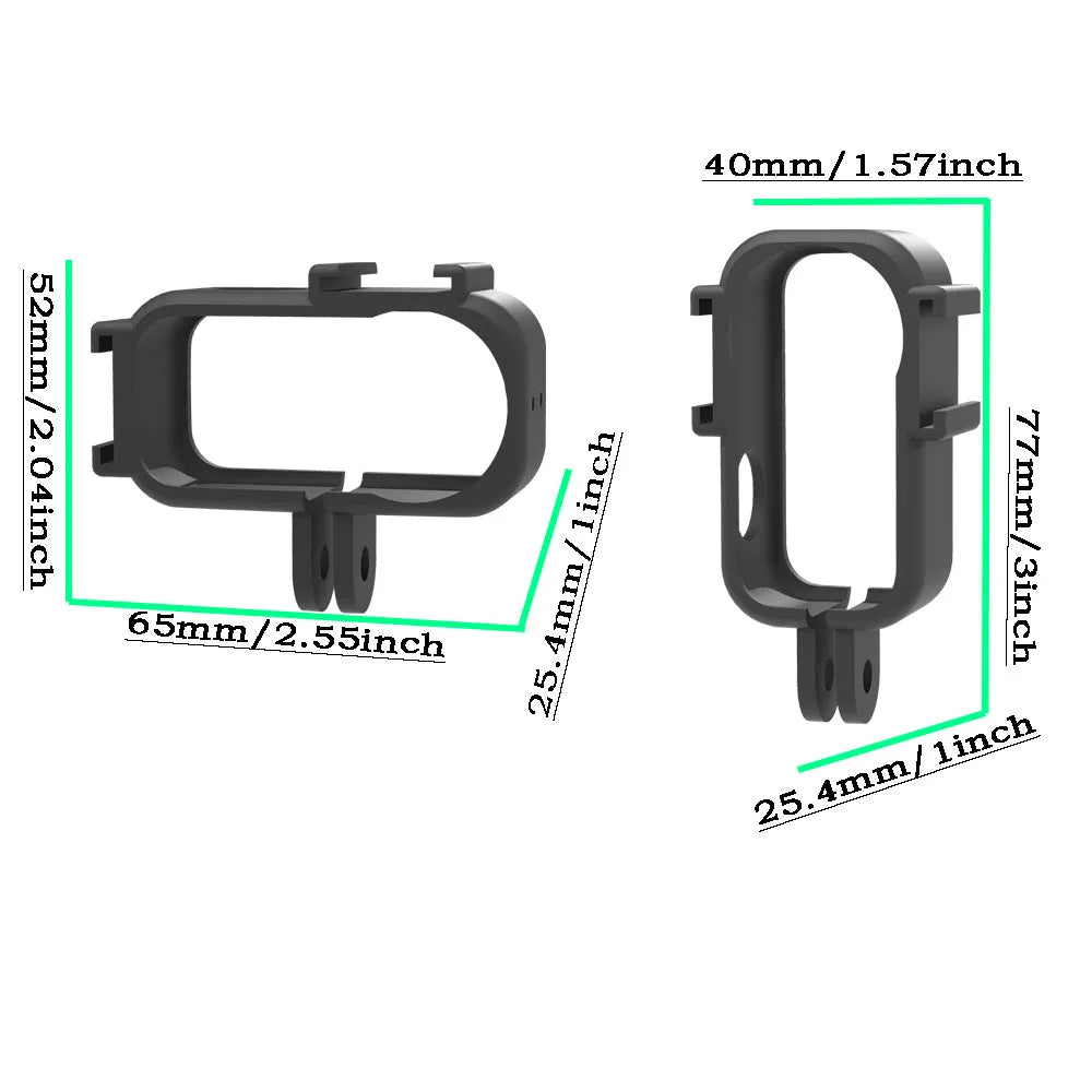 DJI Osmo Action Nano Frame Adapter – H&V Expansion Bracket