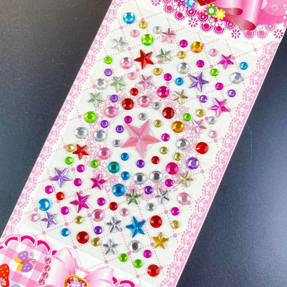 Decoration Stickers 3D Gem Stickers Scrapbooking Self Adhesive DIY Acrylic Gem Sticker DIY Mobile Phone Oasis Select 5