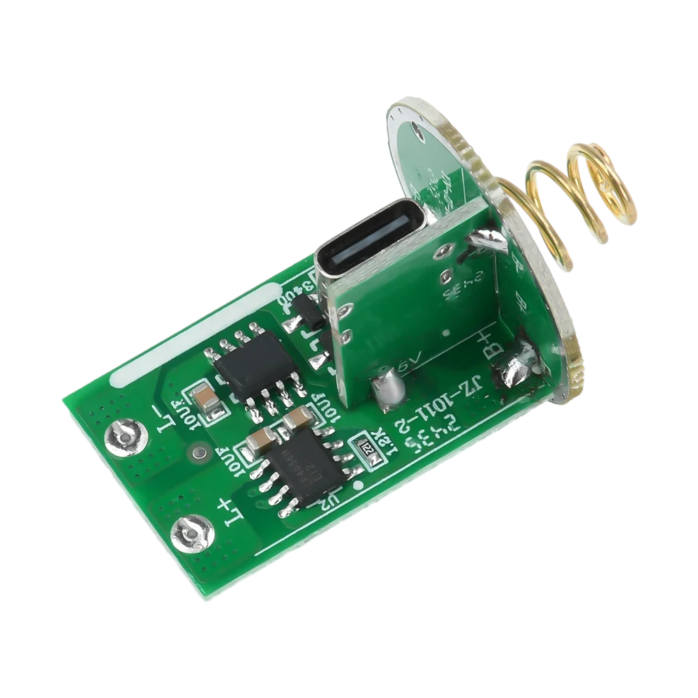 3-4.2V LED Drive Board Type-c Micro USB Charging Flashlight Drive Switch PCB Circuit Board DIY Light Kit for 18650 26650 Battery Oasis Select