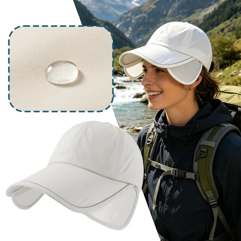 Summer Sun Protection Adjustable Sun Hat For Women Wide Brim Caps Ladies Beach Visor Hat Holiday UV Protection Sun Hat Oasis Select