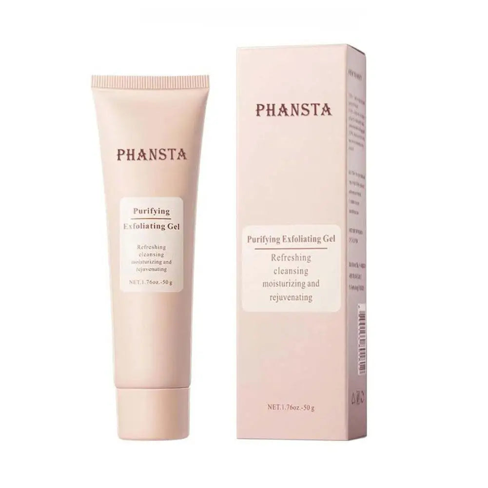 Face Exfoliating Gel Deep Cleansing Pores,Remove Dead Skin Purify Gentle Exfoliate Oil Control Moisturizing Face Scrub Skin Care Oasis Select pink