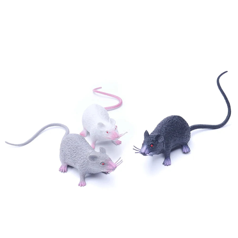 Lifelike Fake Rat Prank Toy | Halloween Novelty Mouse Prop