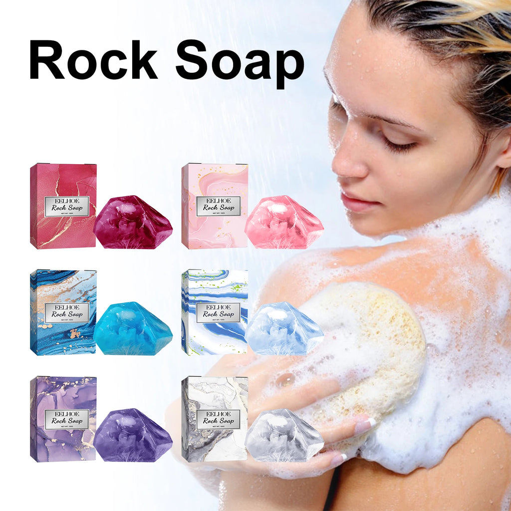 Rock Crystal Bath Soap 100g – Moisturizing Body Bar All Skin Types