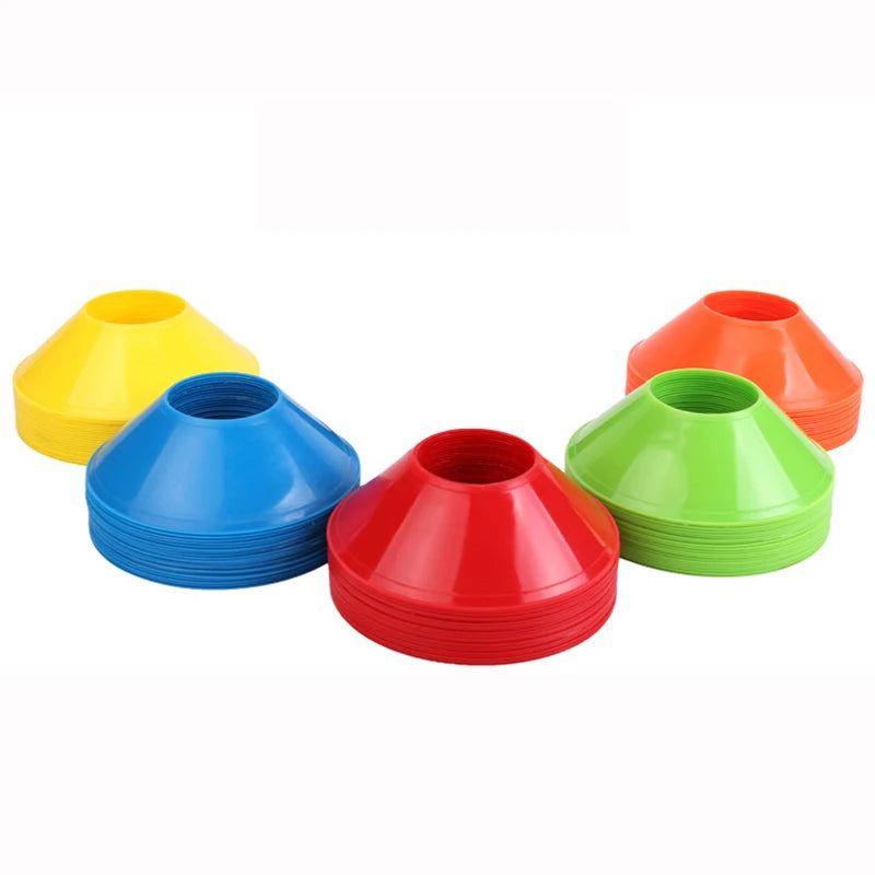 10-Pack Mini Soccer Agility Marker Discs | Training Cones