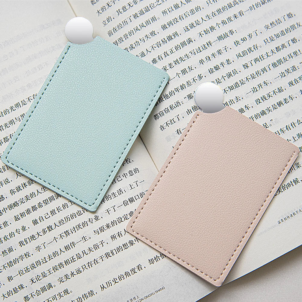 Pocket Card Makeup Mirror – Shatterproof Stainless Steel