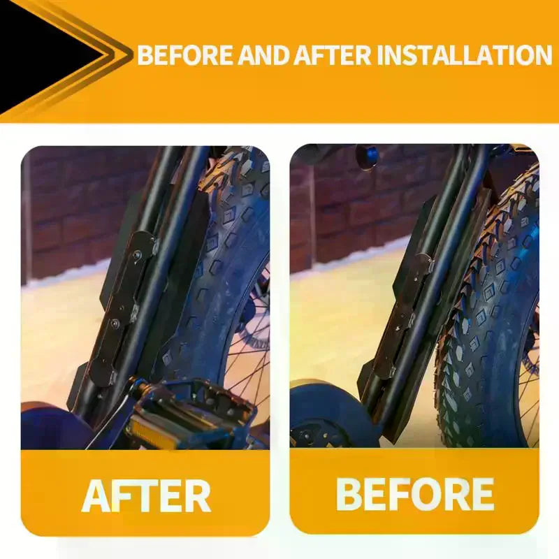 Middle For Ebike,Central Mudguard Mud Guard For Electric Bike Ridstar Q20/Super 73 S1 S2 RX Z1 Oasis Select