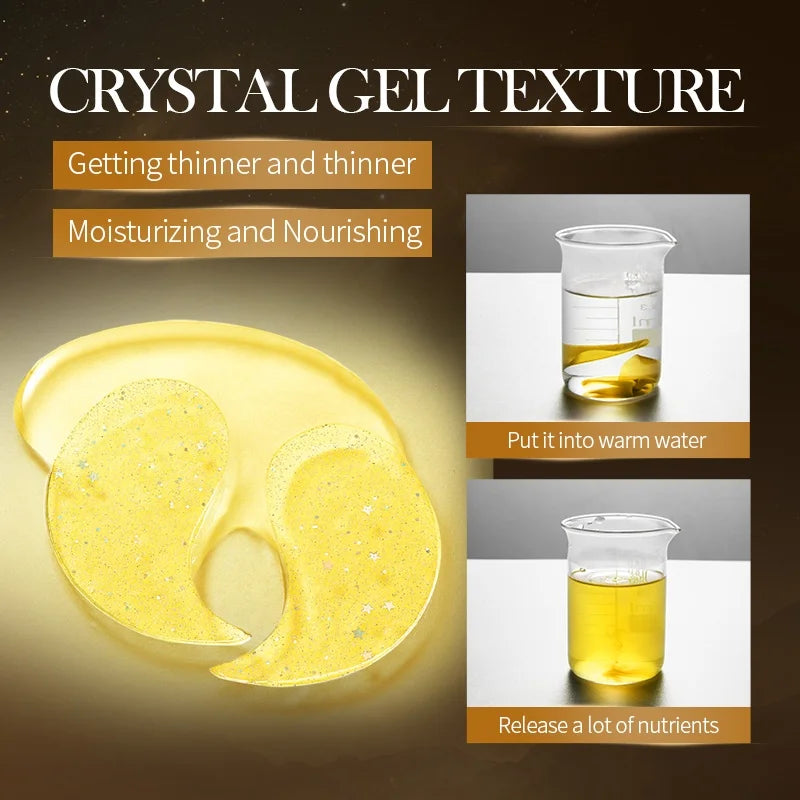 SADOER Collagen Vitamin C Hydrating Eye Patches – 60 Pcs Hydrating Eye Patches Oasis Select
