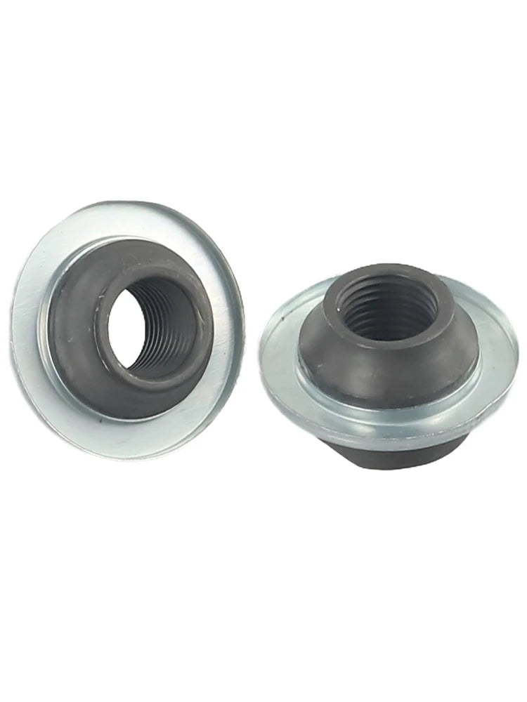 Bike Bicycle Axle Cone Nuts 3/8inch 2 Cones 13.6x17mm Solid Rear Axles Road Mountain Bicycles Screw Cycling Accessories Repair Oasis Select