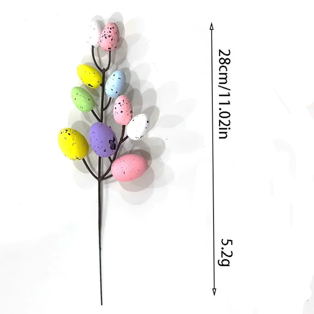 Easter Egg Flower Branch DIY Spring Tree Decoration | Rabbits