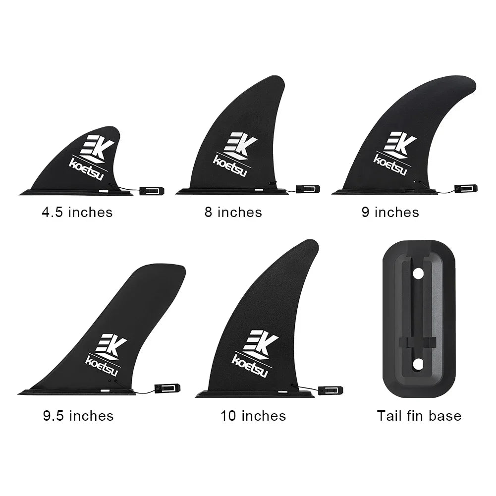 Surfboard Tail Fin Stand Up Board Quick Release Longboard Fin Detachable Paddle Board Fin for Surfboard Kayak Long Board Oasis Select