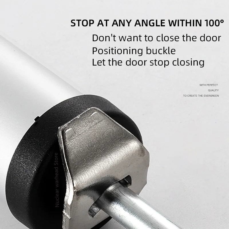 Automatic Soft Close Door Closer – 90° Stop, Adjustable Speed Door Closer Oasis Select