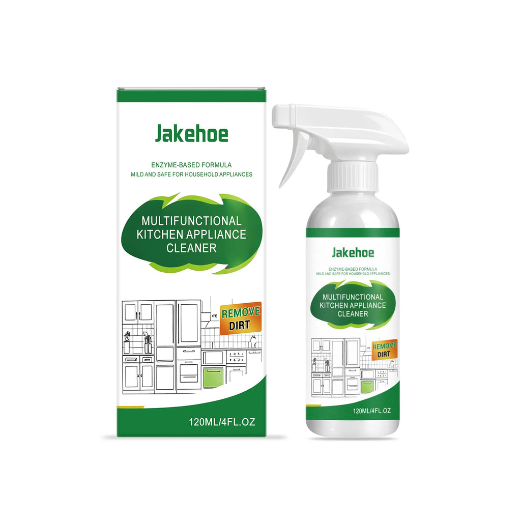 Jakehoe Kitchen Appliance Cleaner Powerful Grease Remover Decontamination Gentle Household Multifunctional Kitchen Cleaner 120ml Oasis Select 120ml