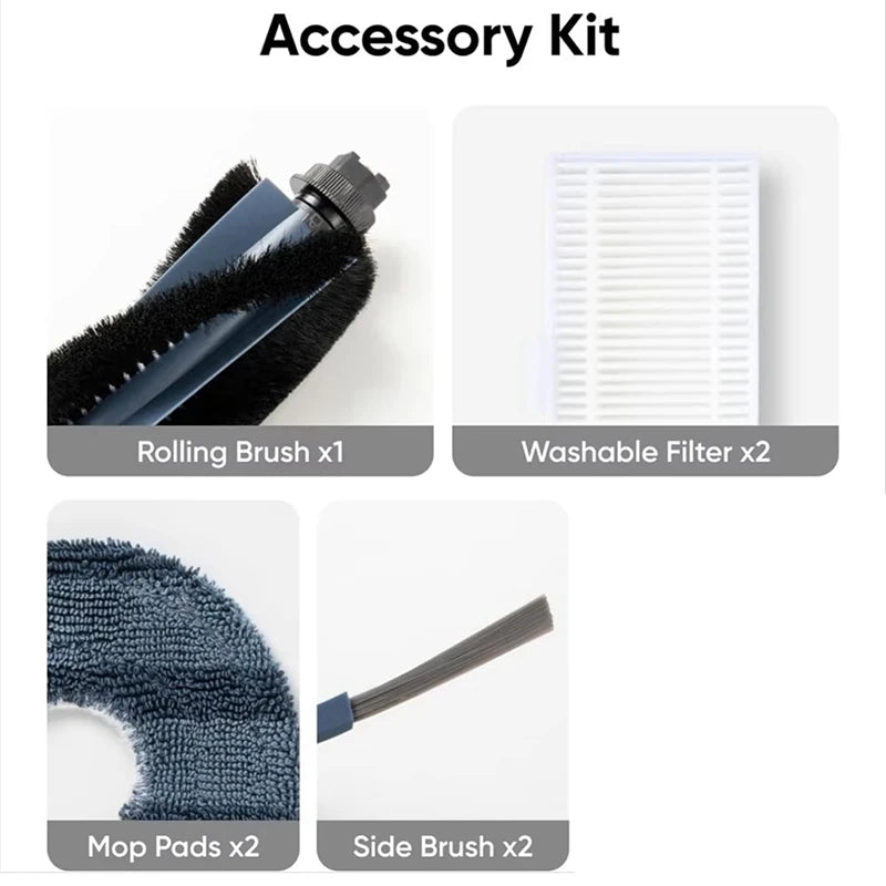 WISH For Robot Vacuum Cleaner Omni C20 Inner Brush Mop Cloth Filter Replacement Parts Accessories Oasis Select