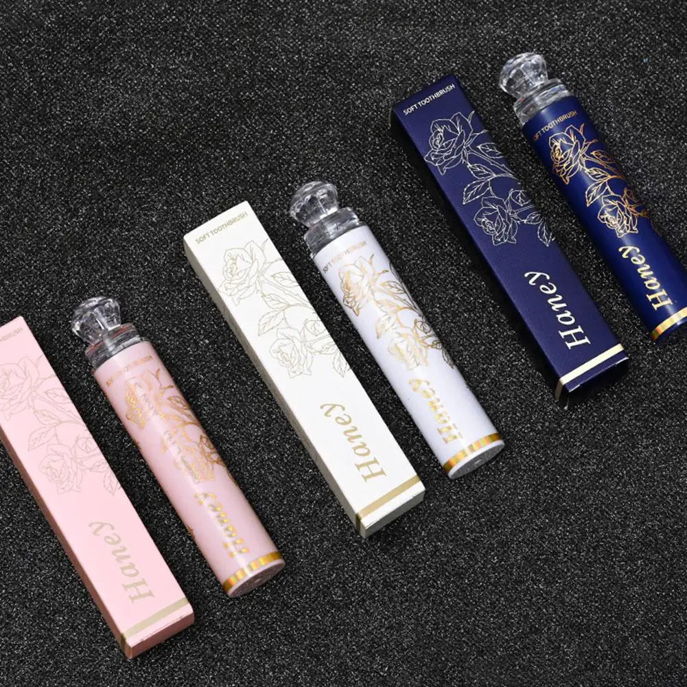 Lipstick Folding Travel Toothbrush – Ultra Soft Gift Box Travel Toothbrush Oasis Select