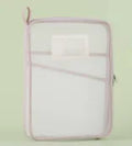A4 Stationery Storage Bag Double-layer Mesh Zipper Bag Large Capacity Organizer Folders School Office Supplies Stationary Bag Oasis Select c-pink