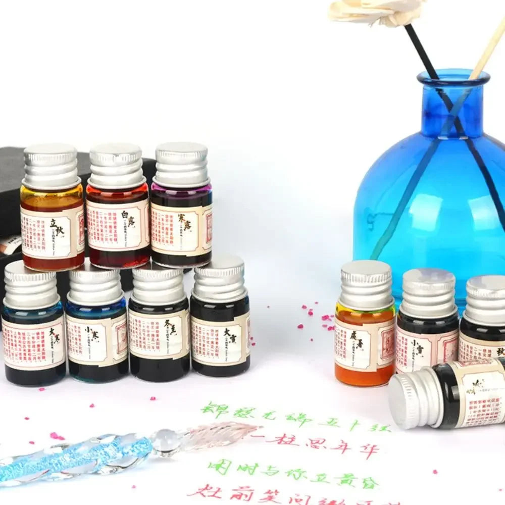 Colorful 7ML Color Refilling Inks Painting Writing Carbon-free Ink Refilling High Quality Fountain Pen Ink Dip Pen Oasis Select