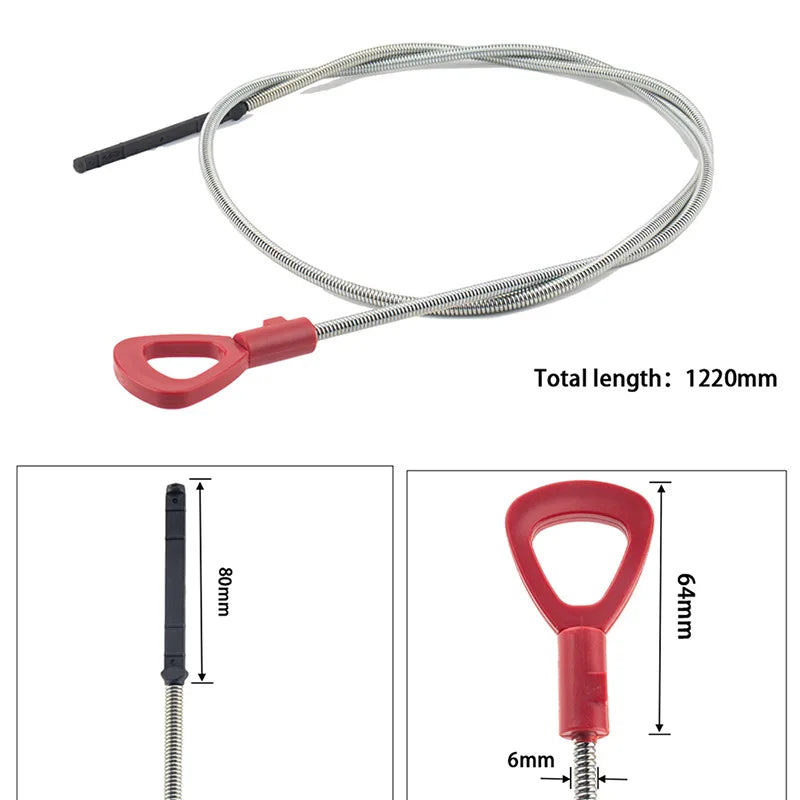 Original Spec Oil Dipstick 1220mm for Mercedes W140 W220 W221 Engine Oil Level Gauge OE 140589152100 Replacement Dipstick Tool Oasis Select