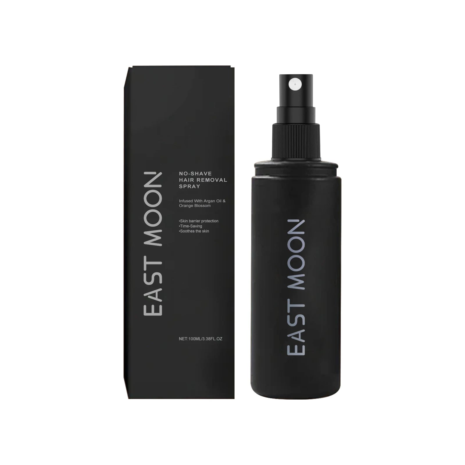 East Moon Argan Oil Hair Removal Spray – Painless Growth Inhibitor Hair Removal Spray Oasis Select 100ml boxed