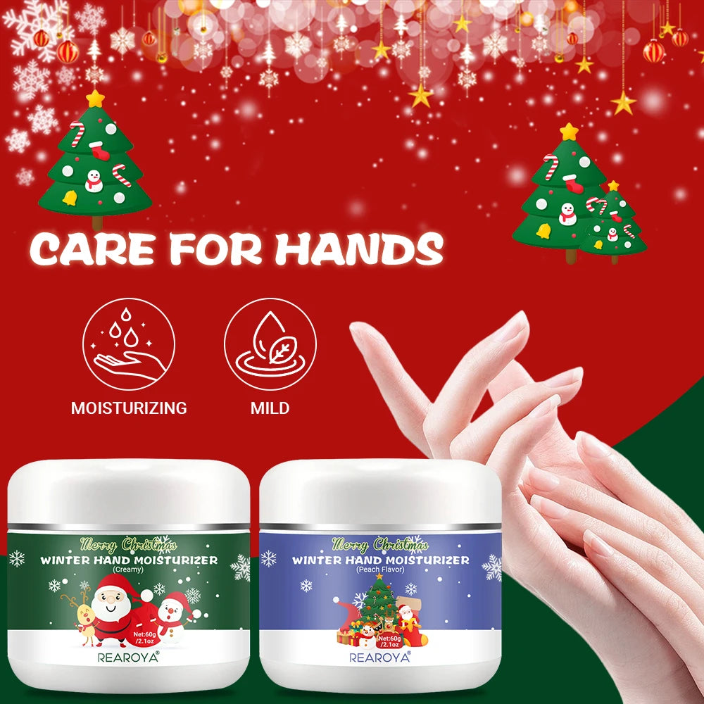 REAROYA Christmas Hand Cream Gift Set – Dry Hand Moisturizer Hand Cream Gift Set Oasis Select
