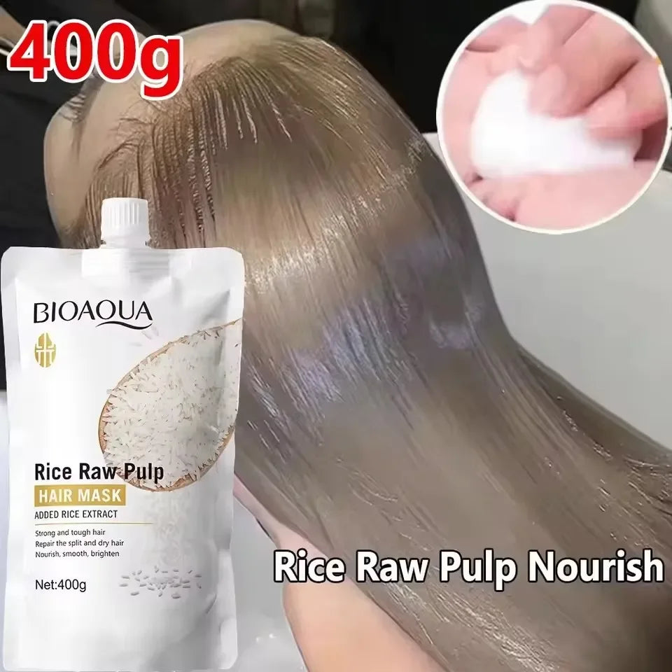 Rice Conditioner Penetrates the Hair Core, Replenishes Hair Nutrients, Repairs Damaged Cuticles, and Improves Dryness, Split Ends, Frizz, and Other Hair Damage Caused by Blow-Drying, Ironing, and Dyeing. Oasis Select