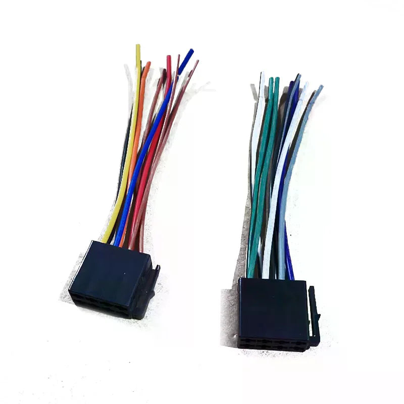 Universal Adapters Wire Harness Adapter Universal Female ISO Wiring Harness Car Radio Adaptor Connector Wire Plug Kit Oasis Select
