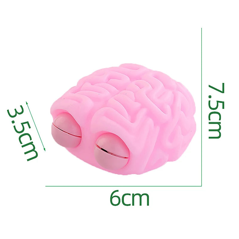 Anti Stress Flippy Brain Squishy Eye Popping Squeeze Fidget Toy Cool Stuff Kids ADHD Autism Anxiety Relief Toy For Kids Adult Oasis Select