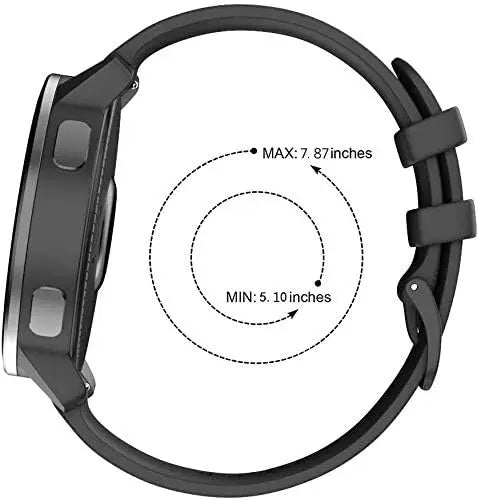 Silicone Watch Band 18/20/22mm – Garmin, Amazfit, Samsung & More Silicone Watch Band Oasis Select