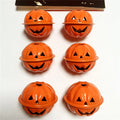 5-Pack Halloween Pumpkin Jingle Bells – 4cm Metal Hanging Decor Halloween Bell Ornaments Oasis Select Orange