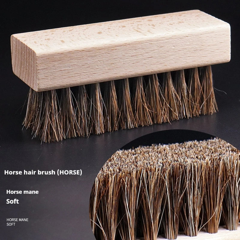 Multifunctional cleaning tools Laundry brush Set of Laundry brush and shoe brush mini size Household cleaning brush Oasis Select Horse hair