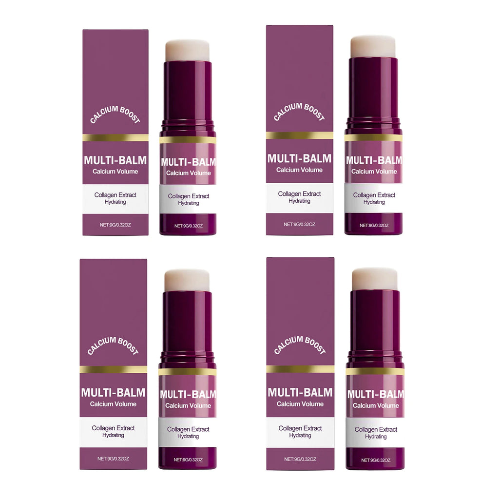 Calcium Boost Multi-Balm Stick – Face, Eye & Lip Hydration 9g Facial Balm Stick Oasis Select 4pcs X 9g