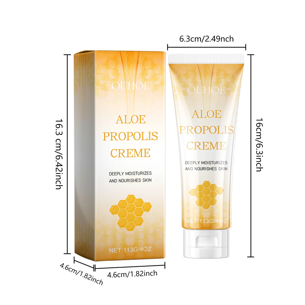 Aloe Propolis Moisturizing Cream Soothing Repairs Nourishing Wrinkles Remover Rejuvenating Brightening Face & Body Cream Oasis Select