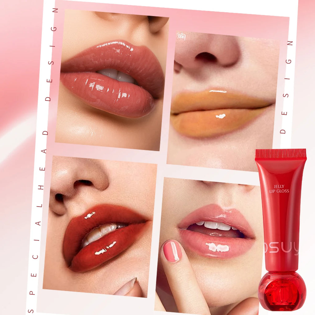 Moisturizing Jelly Lip Gloss – Waterproof & Non-Stick Lip Gloss Oasis Select