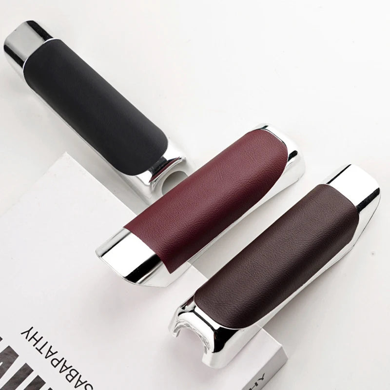 Universal Car Hand Brake Cover PU Leather Handbrake Guard Case Gear Shift Protector Decoration Car Interior Accessories Oasis Select